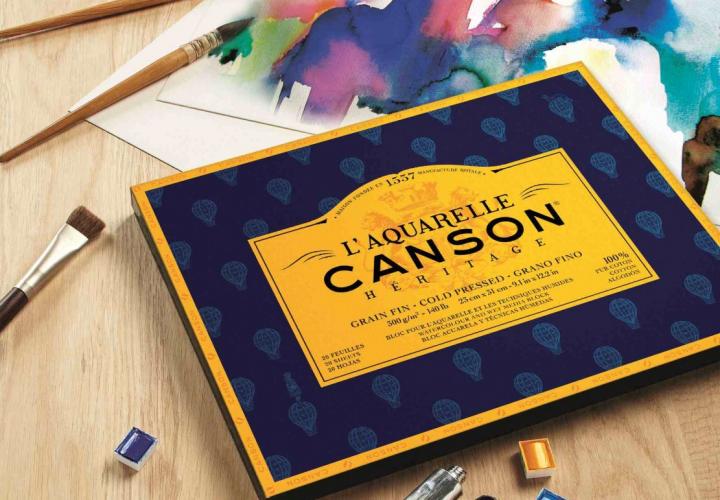 Test : Papier aquarelle l'Héritage CANSON
